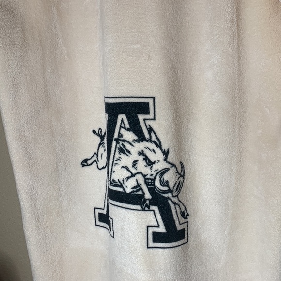 Arkansas Razorbacks Adult Footie Pajamas one piece - Picture 2 of 8